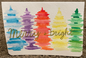 Merry and Bright Christmas Card