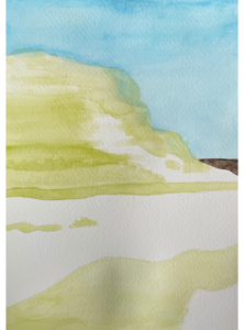 Watercolor Landscape Background One