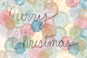 Watercolor Christmas Ornaments Card