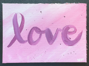 Valentine’s Day Art Ideas - love Valentine's Day Painting