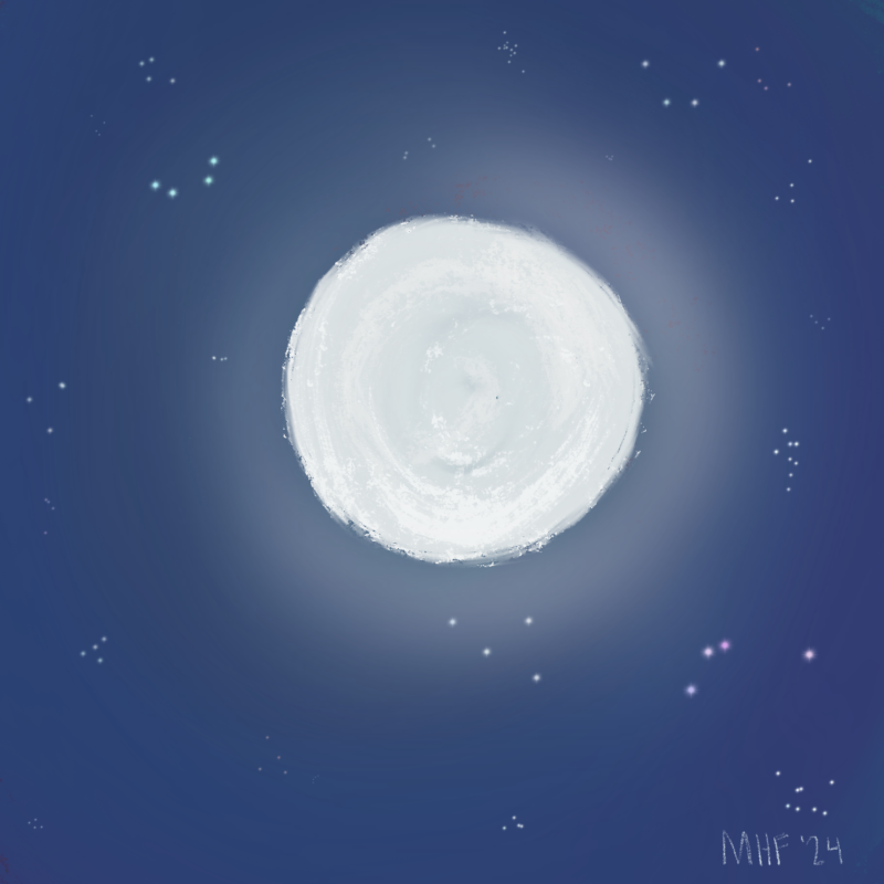 Digital Moon Art