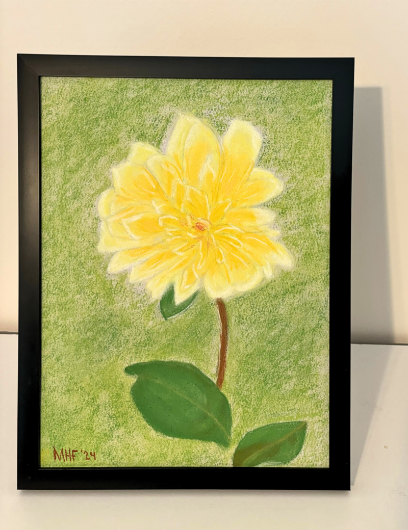 Oil Pastel Flower