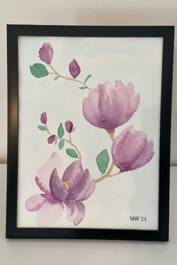 WATERCOLOR FLOWERS PAINTING - featured