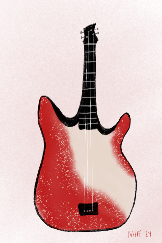 Guitar Digital Drawing