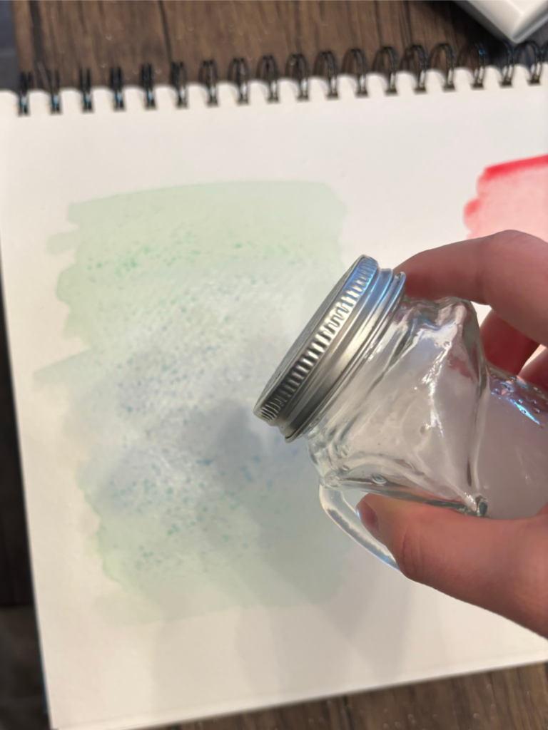 watercolor salt