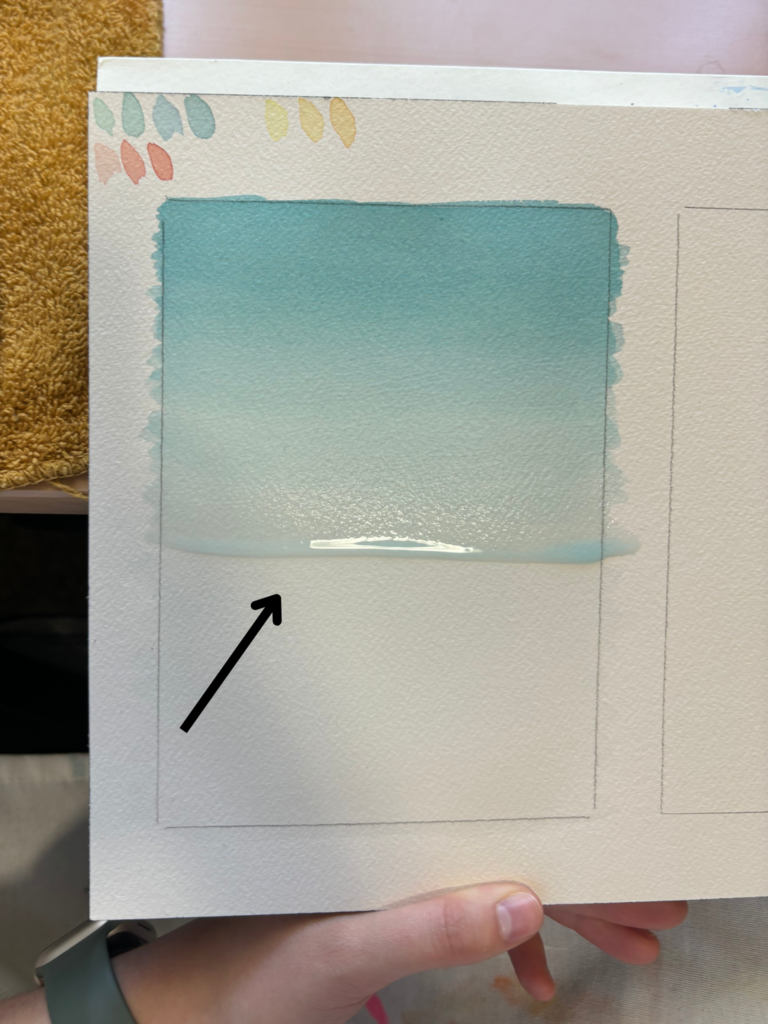 Gradient Wash Watercolor Drip