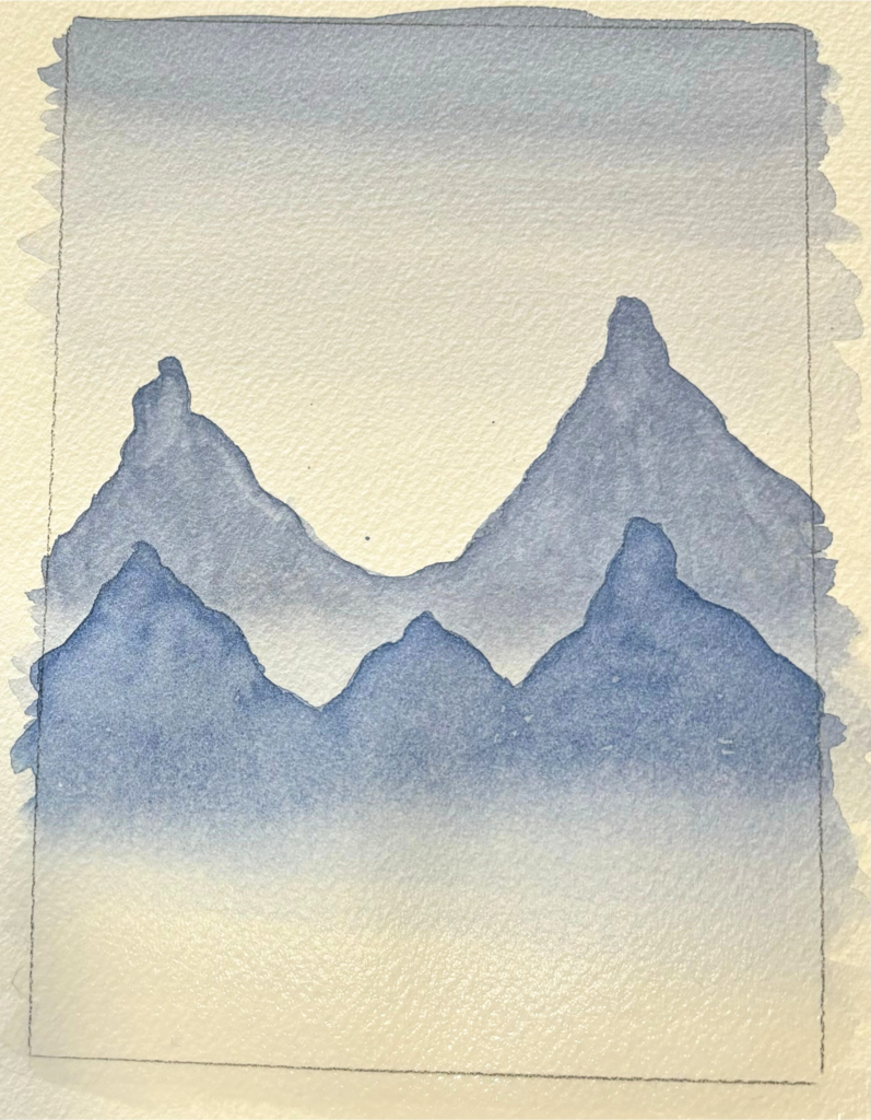 Watercolor Mountains