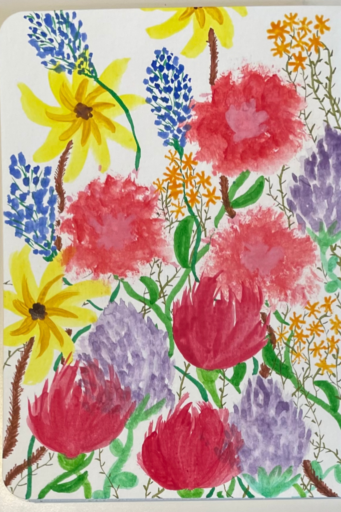 watercolor flower paintings