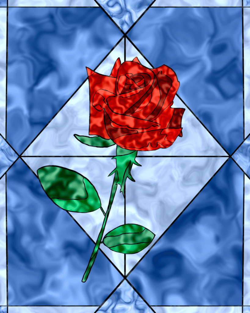 stained glass paintings