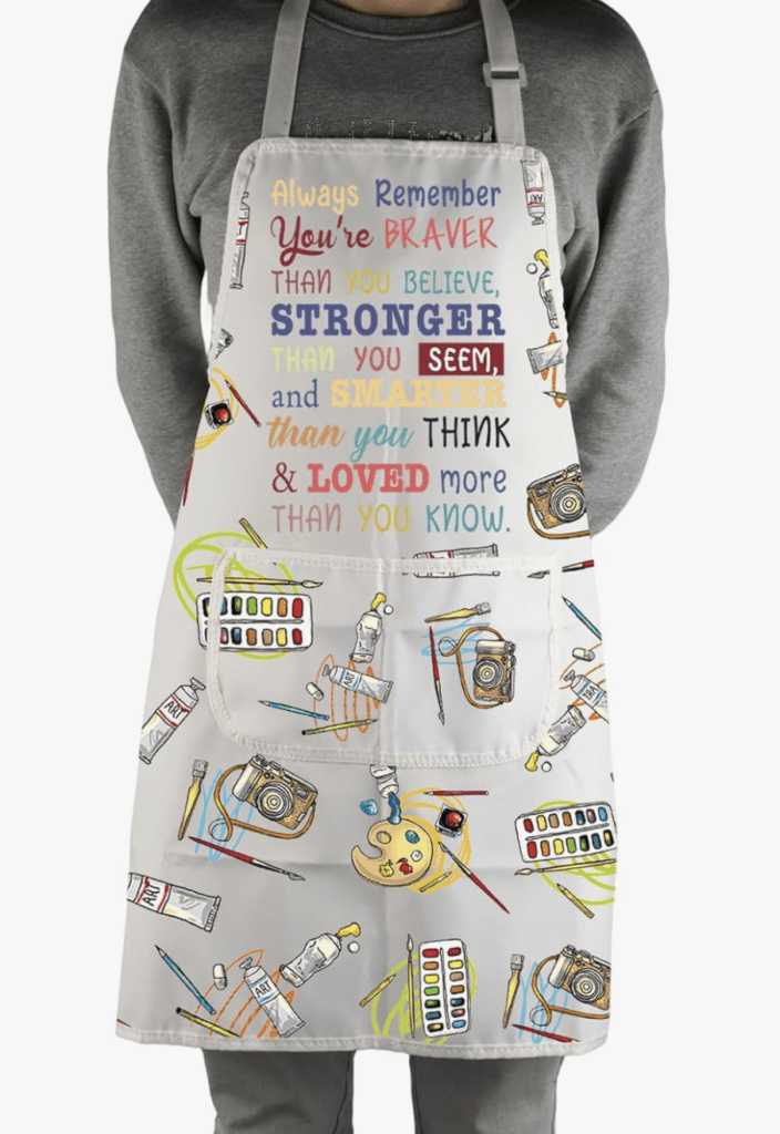 Cute Uplifting Artist Apron