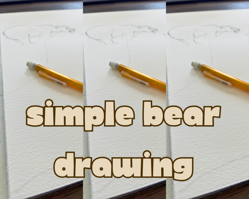 Simple Bear Drawing