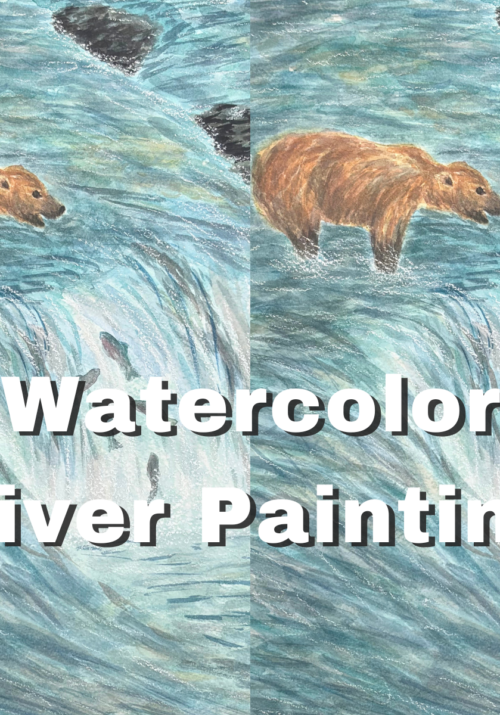 Watercolor River Painting